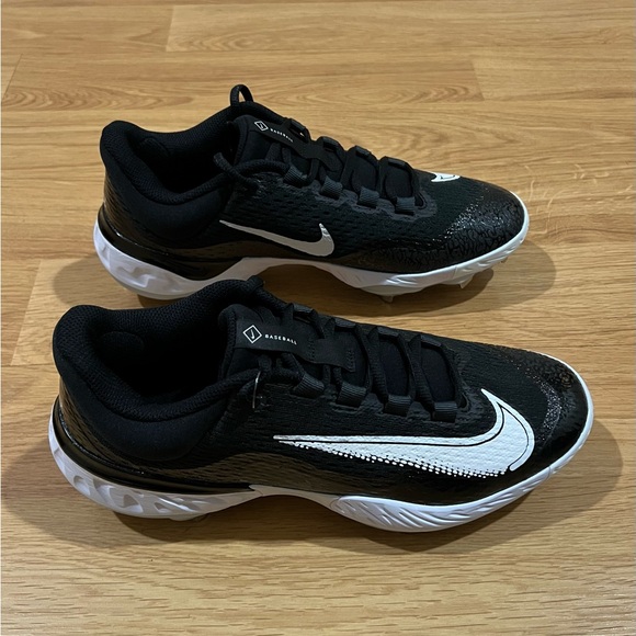 Nike Alpha Huarache Elite Metal Baseball Cleats - Picture 8 of 9